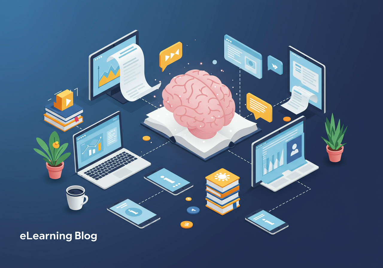 Person reading articles